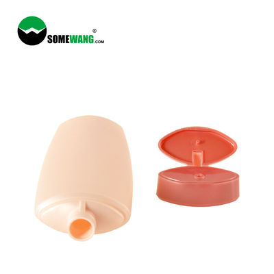 Shampoo Gunakan Botol Plastik PE 200ml Botol Squeeze Datar Disesuaikan Dengan Tutup Flip Top